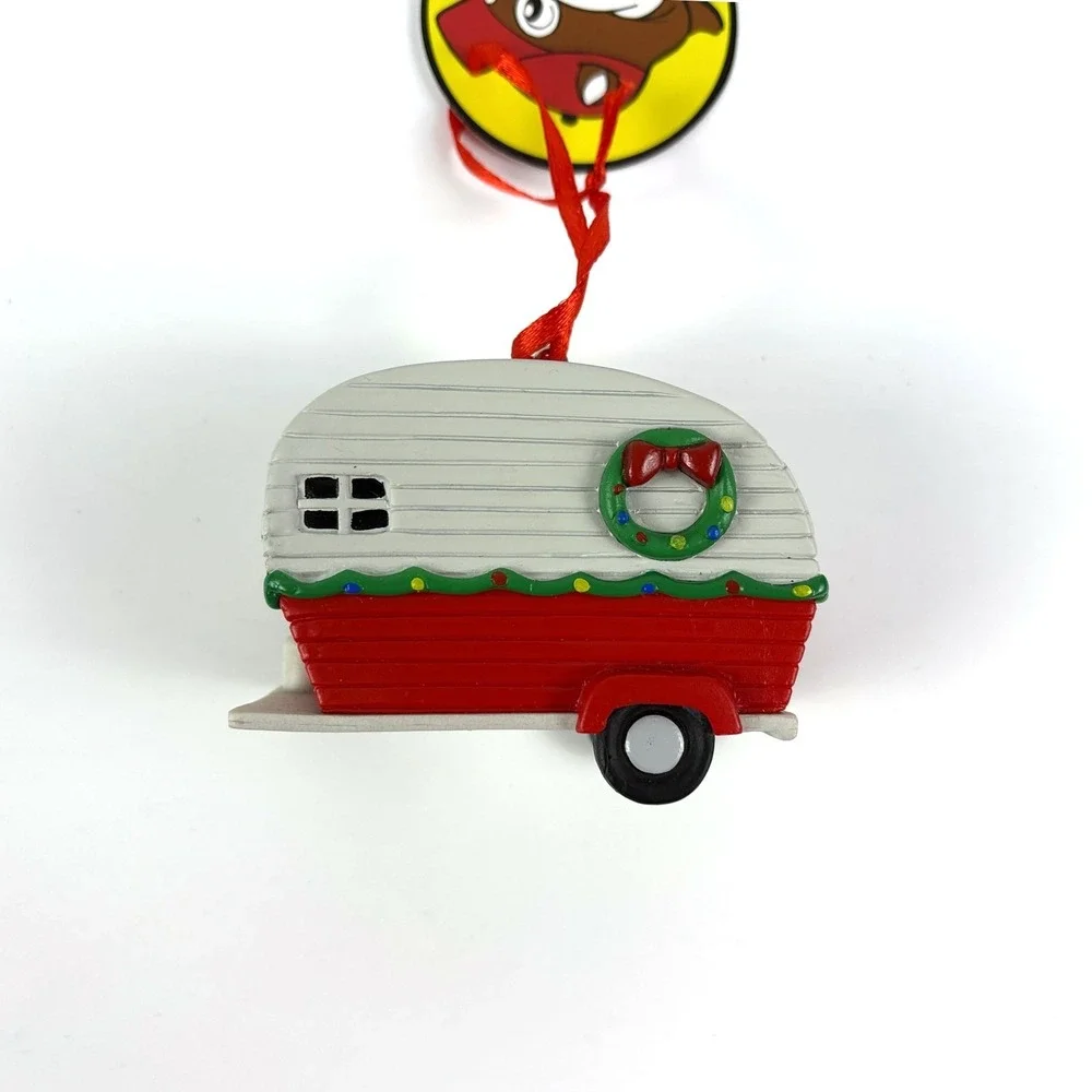 Buc-ees‎ Bucky Beaver Camper Ornament Trailer RV Christmas Holiday NWT